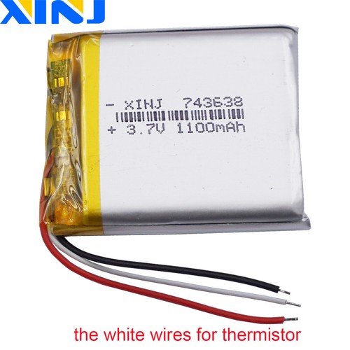 Batteria 7v 1100mah - li-po,