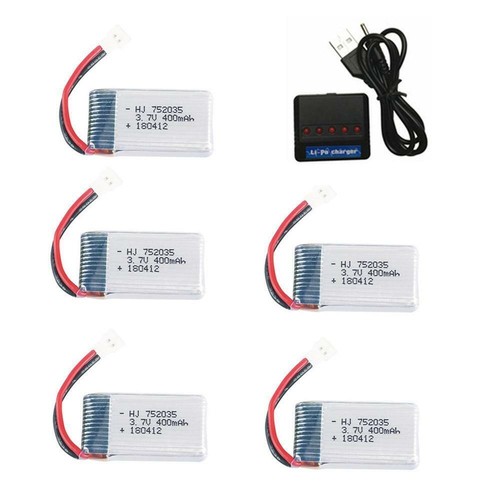 Batteria 7v 400mah - batteria, li-po