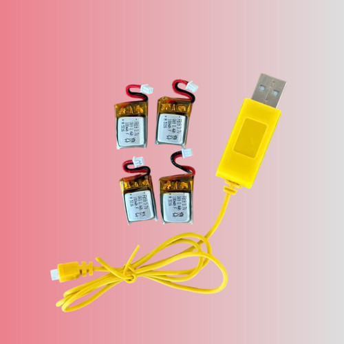 Batteria 3 7v 100mah - 4x, 3.7v