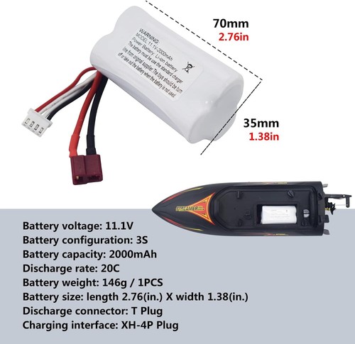 Batteria spina 11 1 v - batteria,