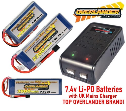 Batteria 4 v con - li-po, 7,4