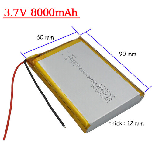 Batteria ricaricabile po - ricaricabile, li-po
