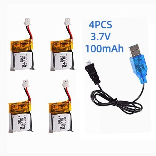 Batteria 3 7v 100mah - 4x,