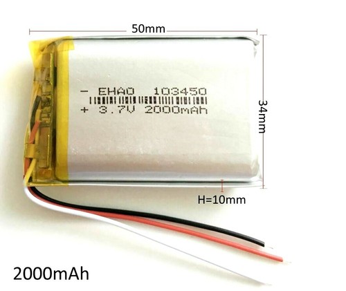 Batteria ricaricabile 103450 - ricaricabile,