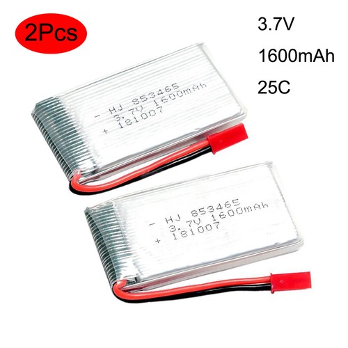 2pcs 1600mah 25c batteria - 2pcs,